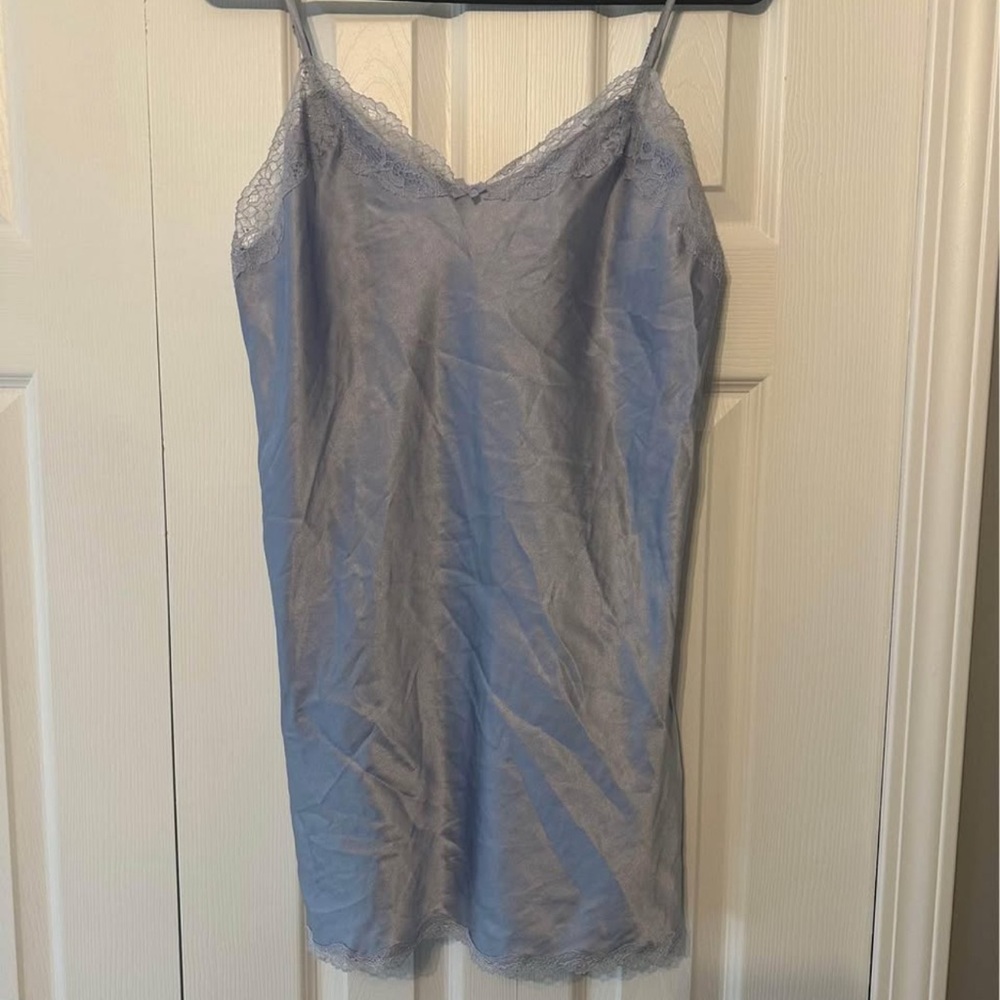 Elegant Lilac Lace Trim Slip